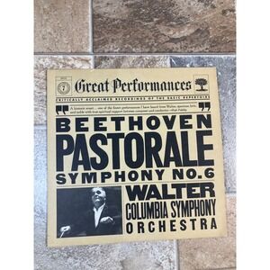Beethoven Symphony No 6 Pastoral Walter Columbia Symphony Orchestra Vinyl Record